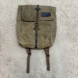 SOLSTICE Oil Waxed Canvas Rucksack Brown Travel Outdoor Bags Backpack